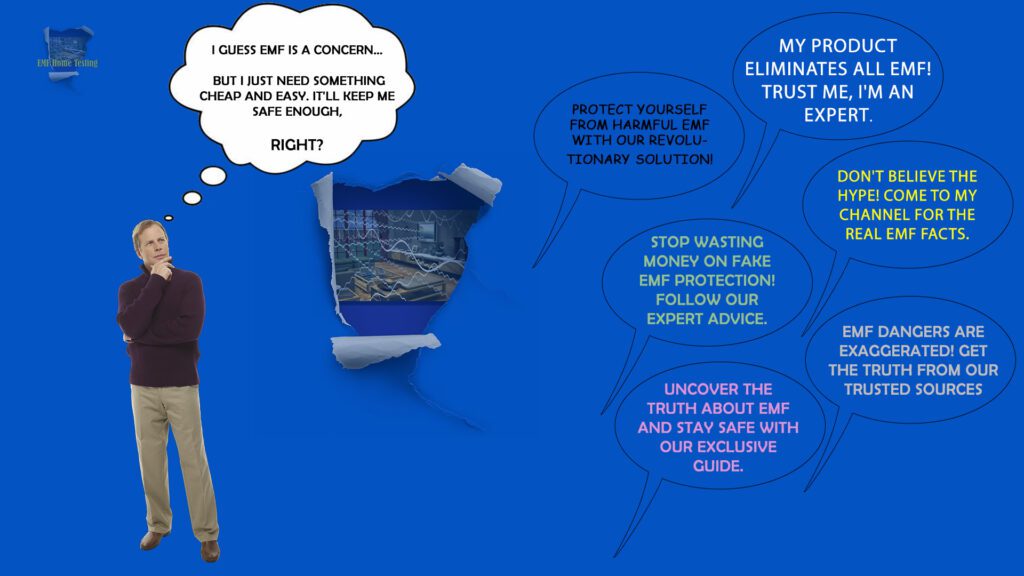 A person aware of EMF, is watching all the options about EMF in the market, misconceptions are the main sets of information, so he is thinking to shield his home from EMF but based in those misconceptions