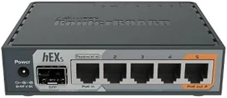 Ethernet Router with SFP port. Dr. Loredo Ritter recommended to have lower exposure to EMF